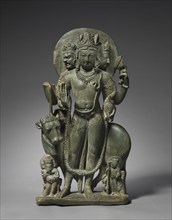 Standing Shiva Mahadeva, 700s. Northern India, Kashmir, 8th century. Schist; overall: 53 cm (20 7/8