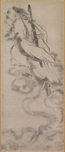 The Ascending Daoist Immortal, 18th century. Japan, Edo period (1615-1868). Hanging scroll; ink on