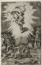 The Resurrection, 1561. Giulio Bonasone (Italian, c. 1510-aft 1576). Etching and engraving; sheet: