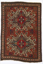Carpet, 1800 - 1850. Ghiordez knot; wool; average: 218.4 x 147.3 cm (86 x 58 in.)