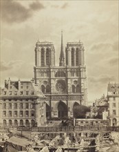 Notre Dame de Paris, early 1860s. Charles Soulier (French, 1840-1875). Albumen print from glass