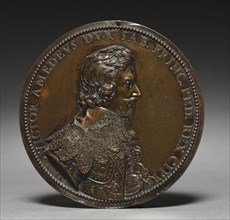 Portrait of Victor Amedeus of Savoy, 1636. Guillaume Dupré (French, 1576-1643). Bronze; diameter: