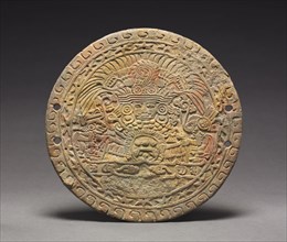 Mirror Back with Great Goddess, 400-550. Guatemala(?), Escuintla, Teotihuacán style, Classic Period