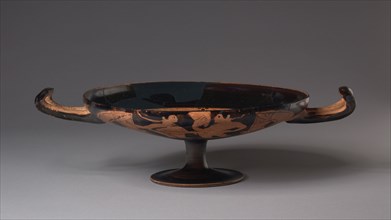 Faliscan Kylix, c. 350 BC. Italy, Faliscan, Etruscan, 4th Century BC. Earthenware with slip