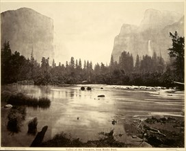 Valley of the Yosemite, from Rocky Ford, 1872. Eadweard J. Muybridge (American, 1830-1904), Bradley