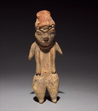 Female Figurine, c. 1200-900 BC. Central Mexico, Tlatilco. Earthenware with pigment; overall: 10.9