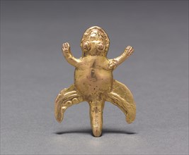 Tadpole Pendant, 800-1500. Panama, Veraguas. Cast gold; overall: 4.8 x 3.6 x 1.1 cm (1 7/8 x 1 7/16