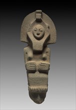 Standing Female Figure, c. 1000-1500. Mexico, Gulf Coast, Huastec. Stone; overall: 70 x 33 x 22.5