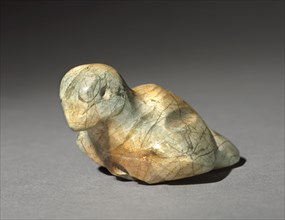 Bird Pendant, 100 BC - 300. Mexico, Guerrero, Mezcala. Polished gray-brown stone; overall: 4 x 4.8