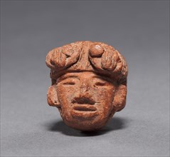 Head, before 1519. Mesoamerica, Pre-Columbian. Clay; overall: 2.4 x 2.1 x 2.1 cm (15/16 x 13/16 x