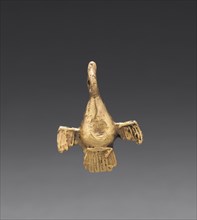 Bird Pendant, 1350-1519. Mexico, Oaxaca, Ejutla(?), Mixtec. Cast gold; overall: 4 x 3.1 x 1.2 cm (1