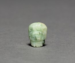 Seated Figurine, 1200-1519. Mexico, Oaxaca, Xoxo, Mixtec. Jade; overall: 1.3 cm (1/2 in.).
