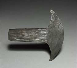 Axe-shaped Implement, 1200-1519. Mexico, Oaxaca, Mixtec. Cast and hammered copper; overall: 15.5 x