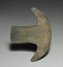 Axe-shaped Implement, 1200-1519. Mexico, Oaxaca, Mixtec. Cast and hammered copper; overall: 10 x 14