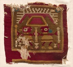 Textile Fragment, 800-1100. Peru, North Coast, 9th-12th Century. Slit tapestry, cotton warp,