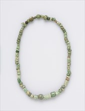 Beads, before 1519. Mesoamerica, Pre-Columbian. Polished green stone; overall: 63 cm (24 13/16 in.)