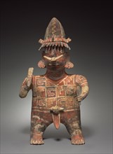 Standing Male Figure, c. 100 BC-AD 300. Mexico, Nayarit, Ixtlan del Rio Style. Earthenware with