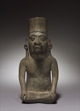 Urn Figure, c. 150 BC-AD 200. Mexico, Oaxaca, Zapotec. Earthenware; overall: 29.8 x 14.4 x 13 cm