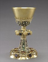Chalice, c. 1450-1480. Hungary, Budapest?, 15th century. Gilt silver and filigree enamel; overall: