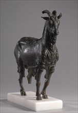 Nanny Goat, late 2nd Century BC. Greece, Hellenistic period. Bronze; overall: 30.5 x 31.1 cm (12 x