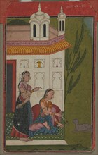 Ragini Patamanjari, c. 1740 - 1750. India, Bilaspur School, 18th century. Color on paper; overall: