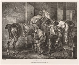 Various Subjects Drawn from Life and on Stone:  The English Farrier, 1821. Théodore Géricault