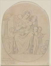 Saint Félicité and Her Seven Sons, second third 19th century. Hippolyte Jean Flandrin (French,