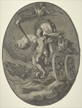 Seven Deities: Nox (Night), 1588-1590. Hendrick Goltzius (Dutch, 1558–1617). Chiaroscuro woodcut