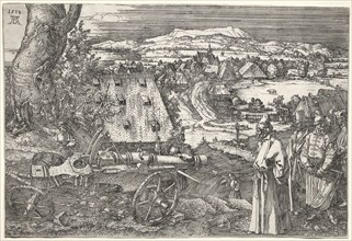 Landscape with the Cannon, 1518. Albrecht Dürer (German, 1471-1528). Etching