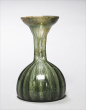 Flask (Kuttrolf), 1400s. Germany, 15th century. Green glass; overall: 12.1 cm (4 3/4 in.).