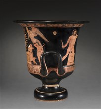 Lucanian Calyx-Krater, c. 400 BC. Attributed to Policoro Painter (Italian). Red-figure earthenware