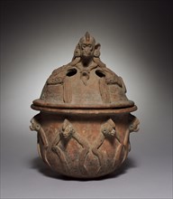 Incense Burner, 600-1000. Guatemala, Quiché, San Juan Cotzal, Maya, 7th-11th century. Pottery;