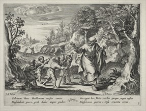 The Story of Elisha, 1643. Nicolaes Rijckmans (Flemish, 1616-), after Pieter I de Jode (Flemish,