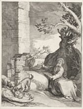 Scenes of the Prophet Ahijah: The Prediction of Ahijah, 1604. Jan Saenredam (Dutch, 1565-1607), Jan
