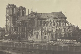 Notre Dame, Paris, 1852-1853. Édouard Baldus (French, 1813-1889). Salted paper print from wet