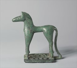 Horse, 750-725 BC. Greece, Geometric period, 8th Century BC. Bronze; overall: 7.3 cm (2 7/8 in.).