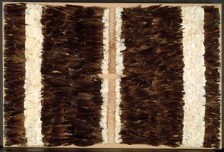 Feathered Tabard or Tunic, 600-1500. Andes, 7th-15th century. Black and white feathers sewn to