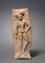 Male Figure, 1st Century BC. India, Chandraketugarh (West Bengal), Sunga Period. Molded terracotta