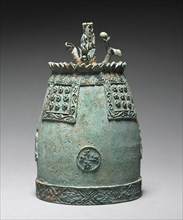 Bronze Ritual Bell, 1200s. Korea, Goryeo period (918-1392). Cast bronze with incised inscription;