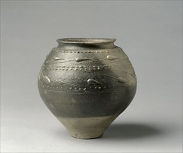 Globular Pot, 25-50. Rhenish (Cologne), Gallo-Roman, 2nd quarter 1st Century. Gray ware with black