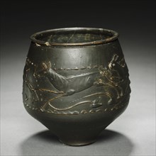 "Caster Ware" Vase with Hunt Scene, mid 100s. Rhenish (Cologne), Gallo-Roman, mid-2nd Century.
