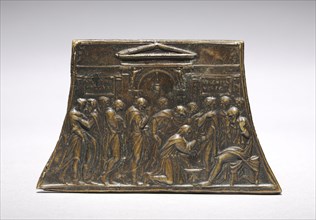 Christ Washing the Feet of the Apostles, 1500s. Valerio Belli (Italian, c. 1468-1546). Bronze;