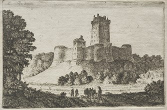 Borthwick Castle from the East. John Clerk of Eldin (British, 1728-1812). Etching