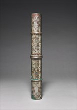 Chariot Canopy Shaft, 202 BC- 9. China, Western Han dynasty (202 BC-AD 9). Bronze inlaid with