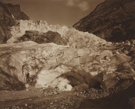 Switzerland. Grindelwald, Upper Glacier, Source of the Lutschine, 1875-1877. Adolphe Braun (French,