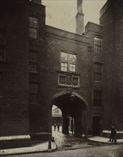 Old London: Lincoln's Inn, Gate House, 1876. Alfred H. Bool (British), album issued by The Society