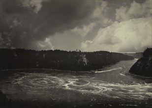 The Great Whirlpool, Niagara, c. 1880s. Unidentified Photographer. Albumen print from glass