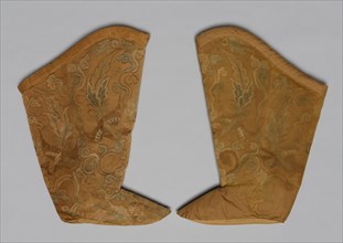 Pair of Boots, 907-1125. Northern China, Liao dynasty (907-1125). Silk: tapestry weave; two kinds