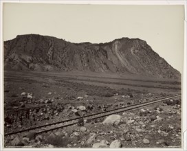 Cinnabar Mountain, Devil Slide, 1880s. Frank Jay Haynes (American, 1853-1921). Albumen print from