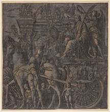 The Triumph of Julius Caesar: Caesar Triumphant, 1593-99. Andrea Andreani (Italian, about